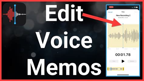 How To Edit Voice Memos On IPhone YouTube