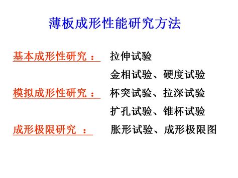 汽车板的成形性及冲压成形技术 Ppt 分享 钢铁知识 常州精密钢管博客网