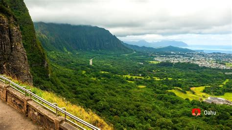 The Pali Lookout On Oahu Hawaii Youtube