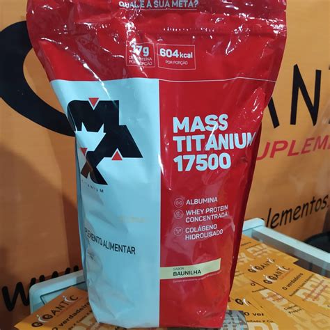 Mass Titanium Kg Hipercalorico Max Titanium No Shoptime