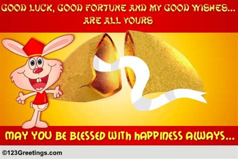 Fortune Cookie For Happiness! Free National Fortune Cookie Day eCards ...