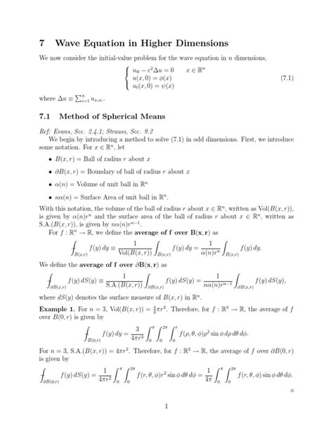 Wave Equation | PDF | Functions And Mappings | Theoretical Physics