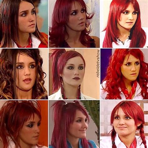 Roberta Pardo Rebelde DulceMaria RBD Divas Red Hair Inspiration