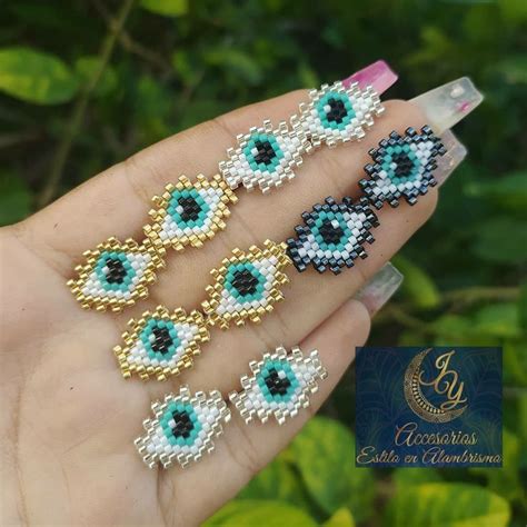 Topitos De Ojos Turcos En Miyuki Bisuteria Pulseras Pulseras Bonitas