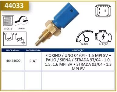 Sensor Temperatura Fiorino Palio Siena Uno Furgoneta Pinos