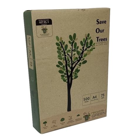 SOT Evergreen A4 - Recycled printing copier paper 75 GSM – Recycle.Green