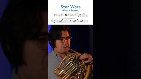 Force Theme From Star Wars Horn Excerpt With Music YouTube