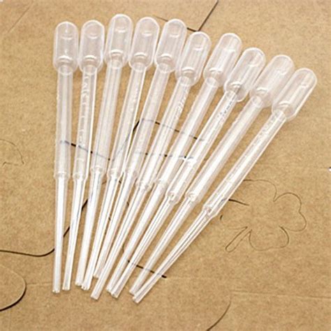 100pcs Disposable Plastic Pipette Graduated Dropper Set