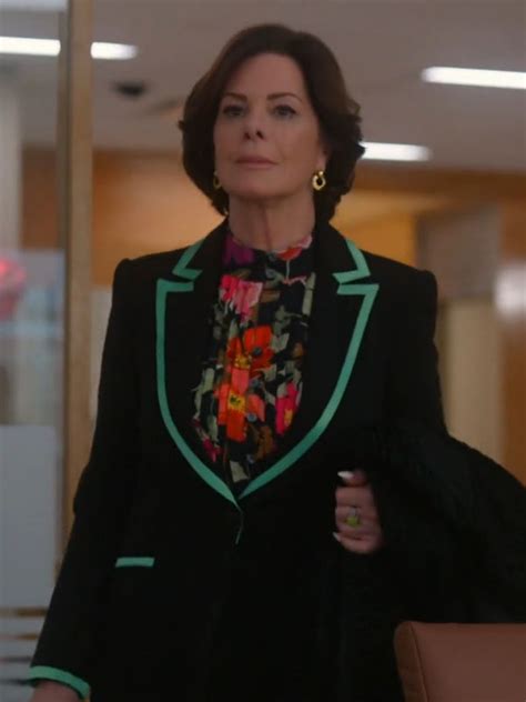 So Help Me Todd Marcia Gay Harden Black Blazer Hit Jacket