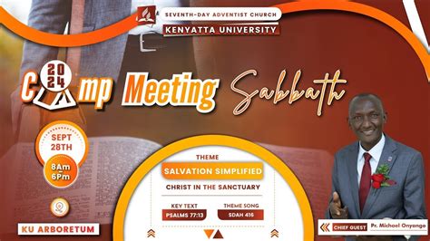 Camp Meeting Sabbath Morning Service Salvation Simplified