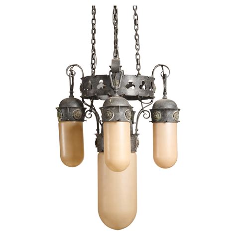 Classic Five Light Antique Spanish Revival Chandelier At 1stdibs