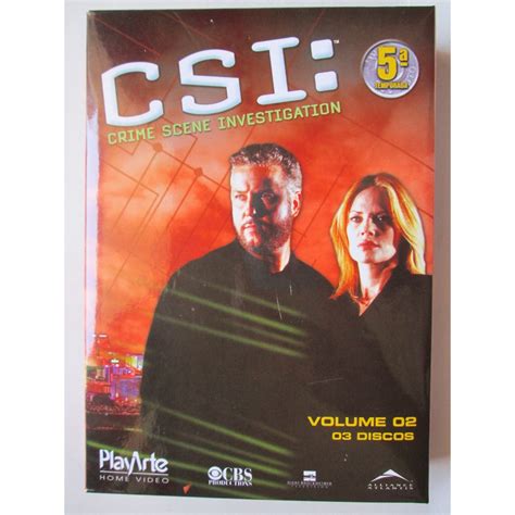 Dvd Csi Crime Scene Investigation A Temporada Vol Box Dvds