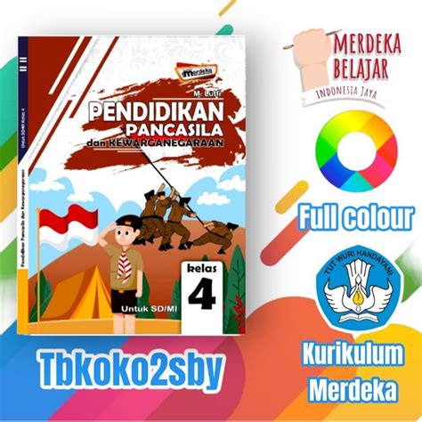 Jual Buku Pendidikan Pancasila Dan Kewarganegaraan Sd Kelas 4 Kurikulum