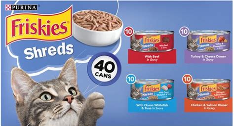 FRISKIES Shreds in Gravy Variety Pack Canned Cat Food, 5.5-oz can, case of 40 - Chewy.com