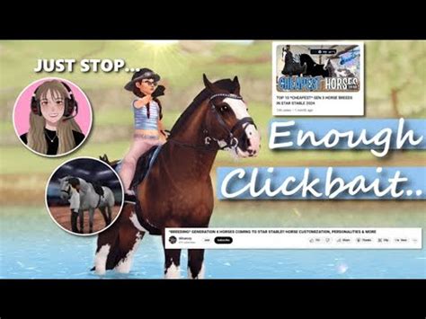 SSO Clickbaiting NEEDS TO STOP Lets Talk Star Stable YouTube