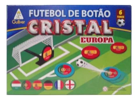 Futebol Botão Cristal Europa 6 Seleções Gulliver MercadoLivre