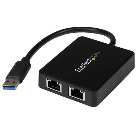 Amazon StarTech USB 3 0 To Dual Port Gigabit Ethernet Adapter