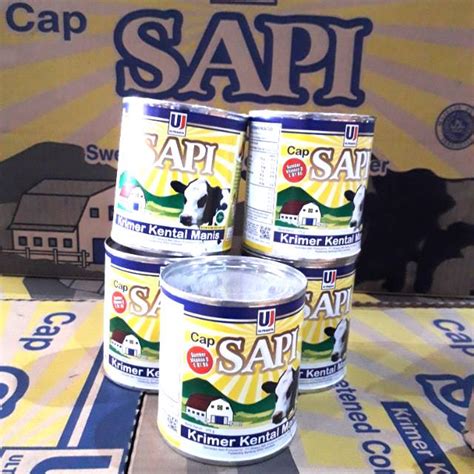 Jual Susu Ultra Kaleng Cap Sapi Krimer Kental Manis Shopee Indonesia