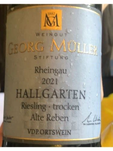 Georg M Ller Stiftung Hallgarten Riesling Alte Reben Vivino Us