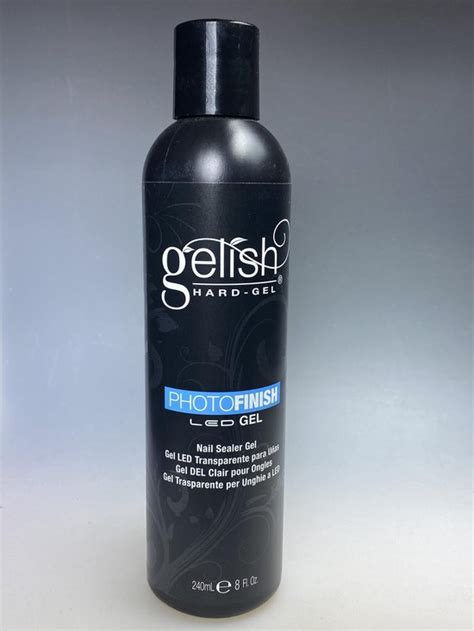 Gelish Hard Gel Photo Finish Nail Sealer Gel 240 Ml LED UV Bol