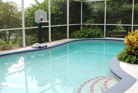 Extra Large Pool With Screen Enclosure With Large Lanai Pool