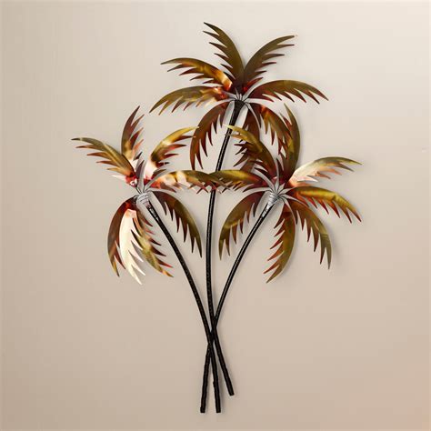 Metal Palm Trees Wall Decor Wall Design Ideas