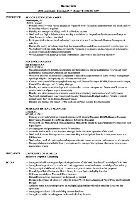 Revenue Cycle Manager Resume Sample