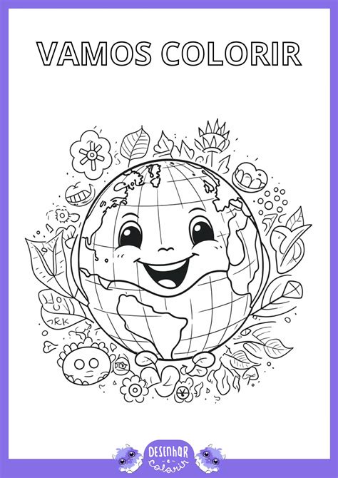 Mapa Do Mundo Para Colorir 4