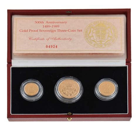 Lot 285 Royal Mint 500th Anniversary 1489 1989