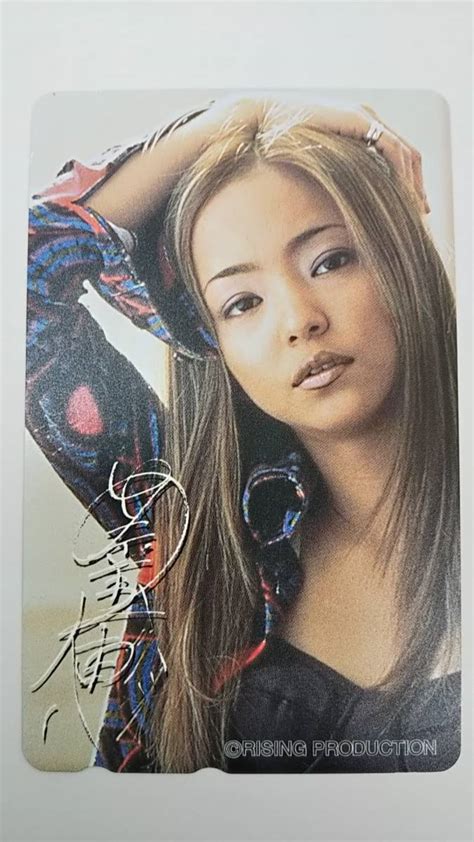 1606 品 テレカ 50度数 安室奈美恵 Rising Production サイン テレホンカードあ行｜売買されたオークション情報