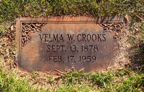 Velma Nancy Vel Waldrop Crooks Homenaje De Find A Grave