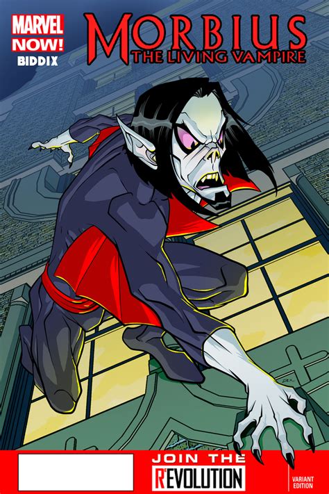 Morbius The Living Vampire Cover Sample By Dwaynebiddixart On Deviantart