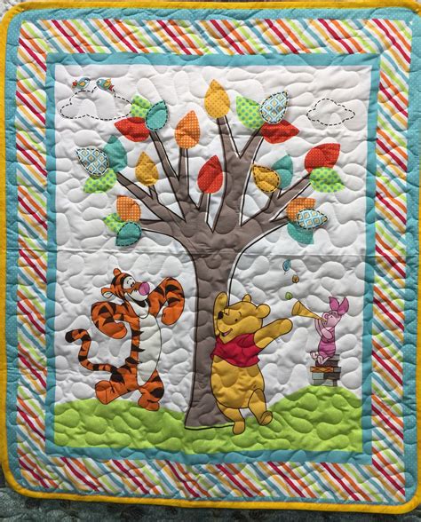 Winnie The Pooh Baby Quilt By Quiltspatternsnmore On Etsy