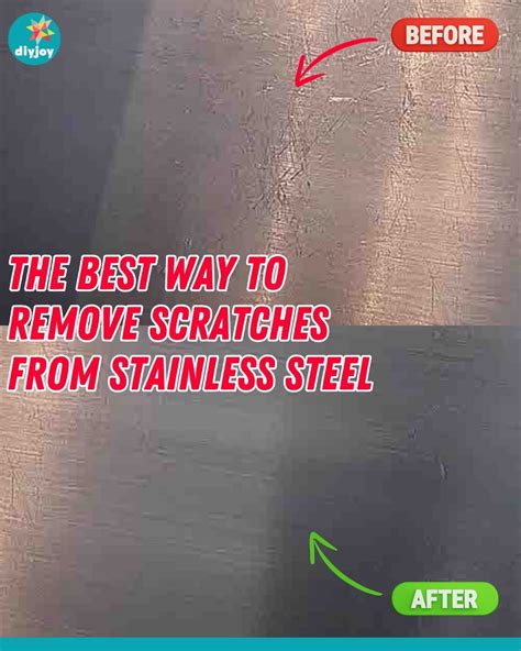 The Best Way To Remove Scratches From Stainless Steel DIY Joy