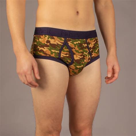 Wayne Brief Green Camouflage Men S Underwear Fahrenheit Fahrenheit New York