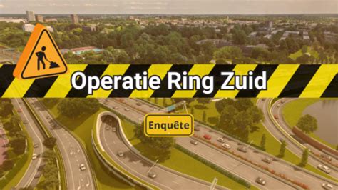 Groningers goed voorbereid op Operatie Ring Zuid Vul onze enquête in