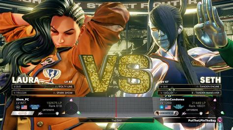 SFV Champion Edition IDiom Laura Vs JordanCondones Seth Online