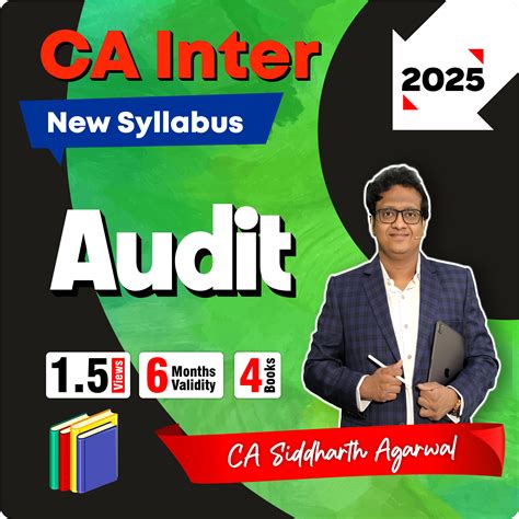 Ca Inter Audit New Syllabus M Siddharth Agarwal Classes