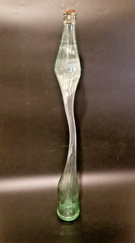 Vintage Coca Cola Coke Elongated Stretched Glass 20 12 Pop Soda