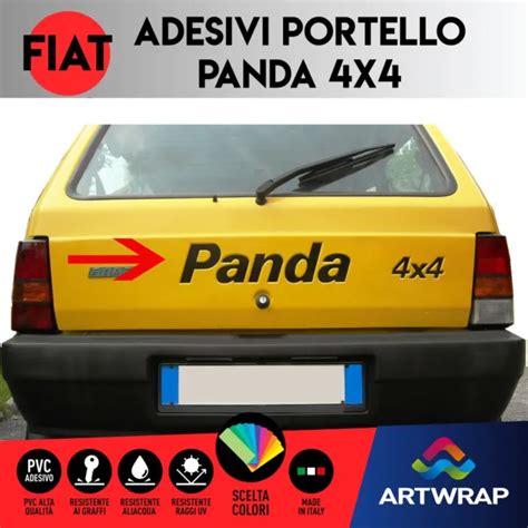 Adesivo Stickers Fiat Panda X Trekking Off Road Fuoristradab Cofano