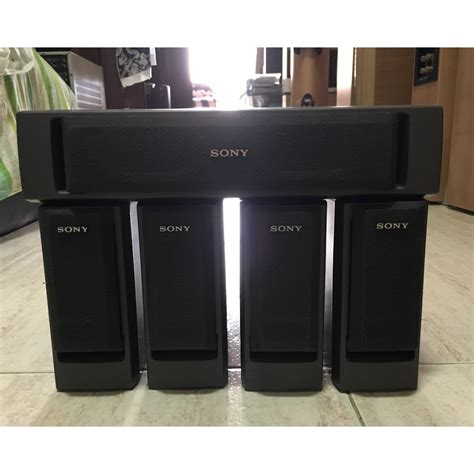 Sony SS CN305 SS V305 Five Pieces Home Theater Speakers 8 Ohms