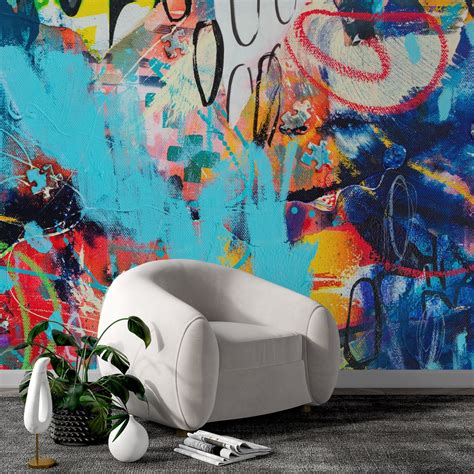 Street Art Wallpaper Graffiti Wallpaper Abstract Wallpaper - Etsy