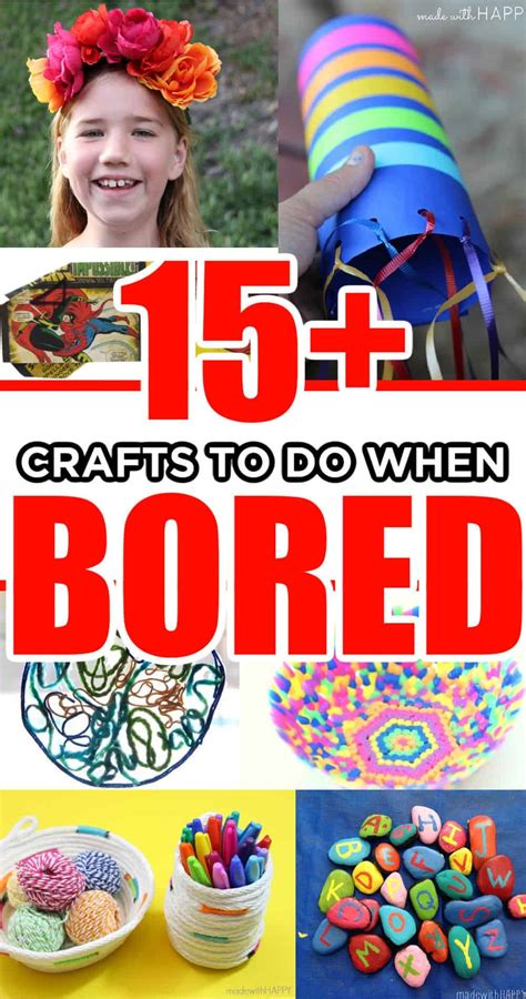 21+ Crafts and Activities for What to Do When Your Bored for Kids