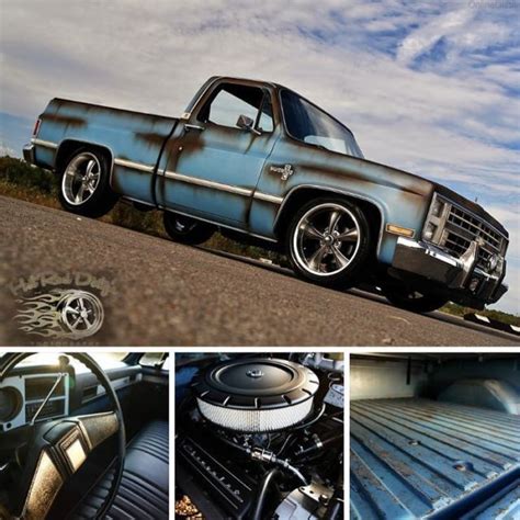 Slammed Silverado C Chevy Hot Rat Street Rod Patina Pickup Not Air