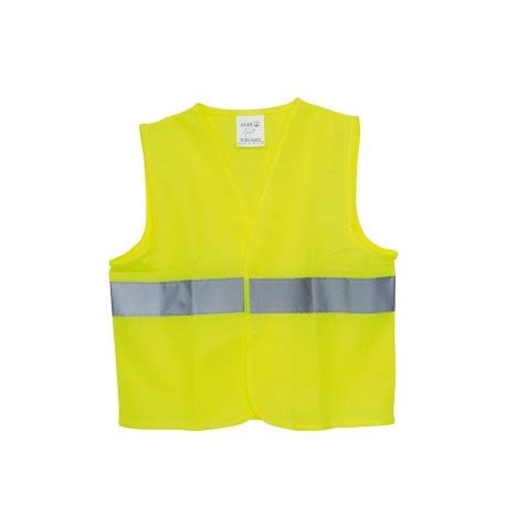 Gilet de sécurité pour enfants jaune taille XS