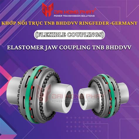 KHỚP NỐI TRỤC TNB BHDDVV RINGFEDER GERMANY ELASTOMER JAW COUPLINGS