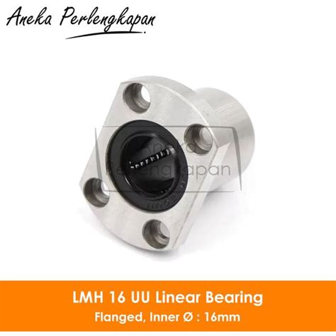 Jual LMH16UU LMH 16 UU Linear Motion Flange Bearing Di Lapak Toko