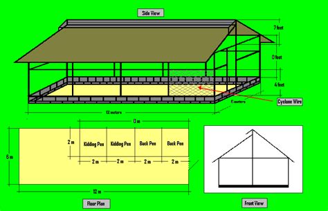 goat shed design  farming animali  pianificare planimetrie