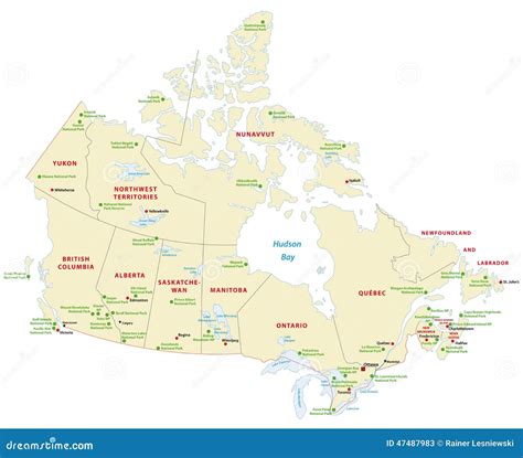 National Parks In Canada Map - Map