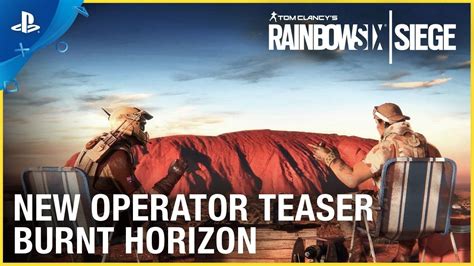 Rainbow Six Siege Operation Burnt Horizon New Operator Teaser Ps